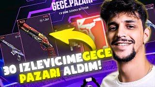 30 izleyicime gece pazarından istedikleri skinleri aldim  | valorant