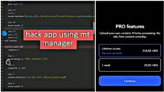 شرح تهكير البرامج من الصفر إلى الإحتراف hack app using mt manager