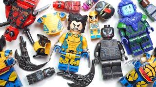 LEGO Deadpool 3 Wolverine | Riot | Kang the Conqueror Unofficial Lego Minifigures