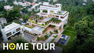A Luxury House in Tamil Nadu has Gardens for Every Room (House Tour).
