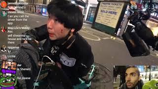 Streamer saves asian man from being attacked