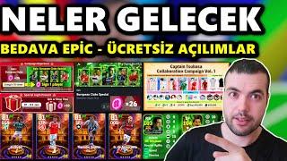 NELER GELECEK YILBAŞI KAMPANYASI BEDAVA EPIC ⭐️ETKİNLİKLER, HEDİYELER (eFootball 2025 Mobile)