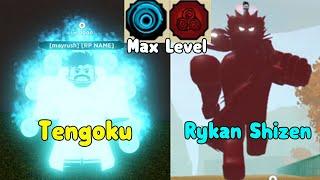 Got God Bloodline Tengoku & Rykan Shizen Max Level! Very OP! - Shindo Life Roblox