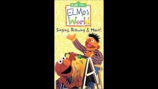 Elmo's World: Singing, Drawing & More (2000 VHS) (Higher Quality)