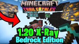 How To Get X-RAY Texture Pack For Minecraft 1.20 Bedrock Edition! (Works on Servers!)