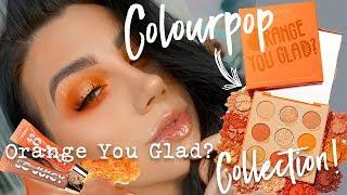 COLOURPOP ORANGE YOU GLAD PALETTE | Orange Collection Review +  Tutorial