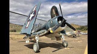 Amazing RC F4U Corsair with Radial Engine & Folding Wings