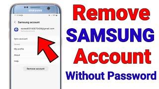 Remove Samsung Account | How To Remove Samsung Account Without Password (2024)