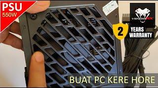 PSU Murah 300 ribuan, Tes di PC i5 Gen 9 dan Nvidia RTX 3050 8GB! Venomrx Nirvana 550W