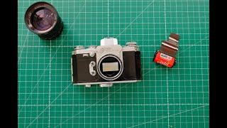 How to Load 35mm Film in a Edixa Reflex SLR camera