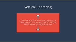 Align Text Vertically | HTML And CSS