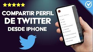 ¿Cómo compartir mi perfil de Twitter en redes sociales desde mi IPHONE?