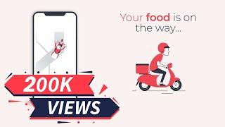 Hevofood App | Food Delivery Video | After Effects