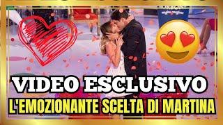 REGISTRAZIONI SHOCK UOMINI E DONNE- VIDEO ESCLUSIVO! L'EMOZIONANTE SCELTA DI MARTINA