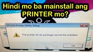 Hindi ka ba makapag INSTALL ng kahit anong PRINTER?