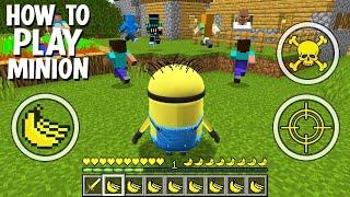 HOW TO TROLL PLAYERS AS MINION in MINECRAFT !  Minions Minecraft GAMEPLAY Movie traps