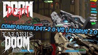 COMPARISON! D4T 2.0 Vs Lazarus Mod 2.0 | Plutonia Map 12 (60fps)