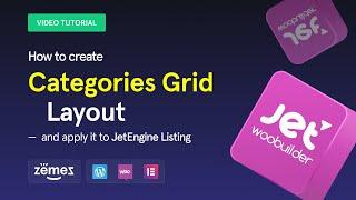 JetWooBuilder: How to create a Categories Grid Layout