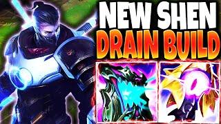 My New Drain Shen Build made me UNKILLABLE Top Lane ~