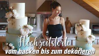 Hochzeitstorte selber backen - einfache Schritt für Schritt Anleitung