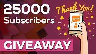 IndiaUIUX 25000 Subscribers - Giveaway Contest