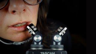 ASMR Extremely INTENSE Slow Close Up Wet Mouth Sounds  | 2 Hours (no talking) | Tascam