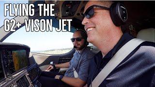 First Look at CIRRUS G2+ VISION JET | Flight into Oshkosh EAA AirVenture