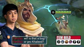 FINALLY!! KHALEED EXP LANE IN MPL IS BACK (I TRY THE NEW BUILD KHALEED PRO PLAYER) - Mobile Legends