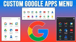 Create your Own Custom Google Apps Shortcuts Browser Menu