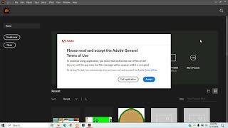 How to Fix Frozen "Please read and accept the Adobe General Terms of Use" Message in Adobe Programs