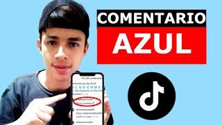 Como HACER el COMENTARIO AZUL con LUPA EN TIKTOK