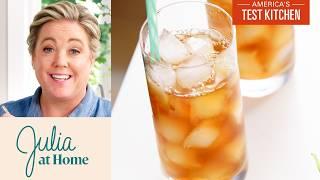 The Best Way to Sweeten Iced Tea (Lemon Simple Syrup) | Julia At Home (S4 E2)