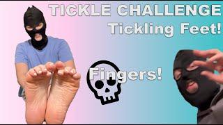 Feet Tickle Challenge! 30 seconds of fingers!