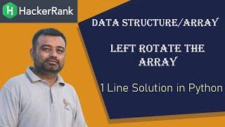 Hackerrank | Left Rotate | One line solution in Python