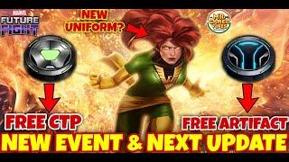  New Event Free CTP, ARTIFACT & Next Update | JEAN GREY NEW UNIFORM? | Marvel Future Fight