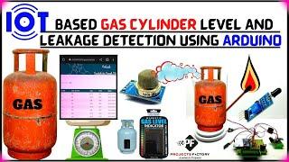 IOT Based Gas Cylinder Level And Leakage Detection Using Arduino
