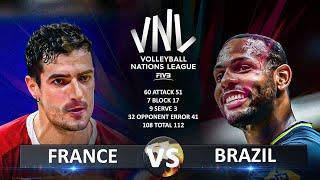 Brazil vs France | Men's VNL 2024