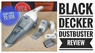 Black Decker DustBuster Quick Clean Cordless Handheld Vacuum Review   Very Light Weight & Easy