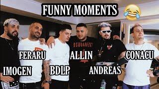 FUNNY MOMENTS DE PE LIVE cu BOGDAN DLP & ALLin, ImoGen, Conacu, Feraru, Andreas | NEBUNIE  |