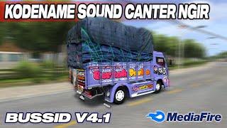 UPDATE BUSSID V4.1 KODENAME SOUND CANTER NGIR NGIR PREMIUM SUPPORT MOD | KODENAME BUSSID V4.1