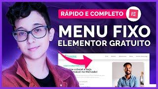 Como Criar um Menu Fixo com Elementor (Gratuito e Atualizado)