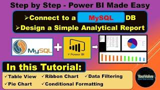 How To Create An Analytical Report In Power Bi with MySQL Database