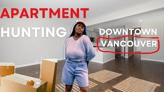 Apartment hunting downtown vancouver with $$ (VLOGMAS DAY3 #2023 )