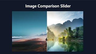 React Image Comparison Slider