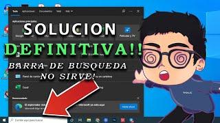 SOLUCION DEFINITIVA 2022!! PROBLEMAS AL ESCRIBIR EN BARRA DE BUSQUEDA WINDOWS 10 y 11 