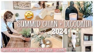 Budget SUMMER CLEAN & DECORATE WITH ME 2024 :: Thrifted Summer Decorating Ideas