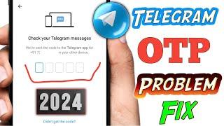 Telegram otp problem 2024 | Telegram otp not received 2024 | Telegram verification code problem