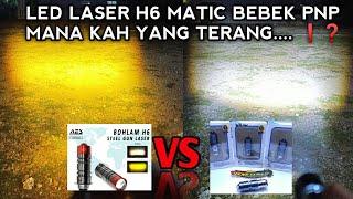 LED LASER H6 VOXX VS LED H6 AES‼️LED AC DC MOTOR BEBEK DAN MATIC