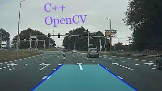 Lane detection with C++ and OpenCV