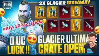 glacier uzi crate opening l glacier crate opening video l pubg new crate opening video l #pubg